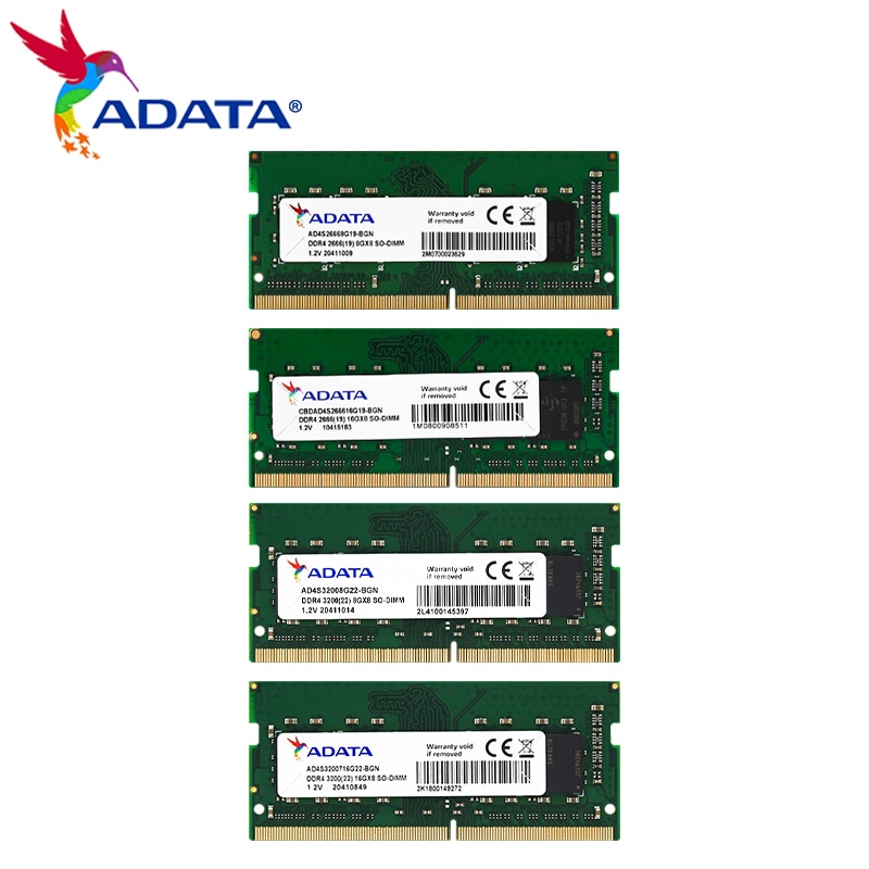 ADATA  Ʈ ޸𸮿 SO DIMM, 16GB  DDR4, 8GB 2666MHZ, 3200MHz, 16GB